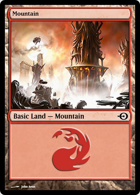 Mountain — Magic Online Promos #31995, art by John Avon