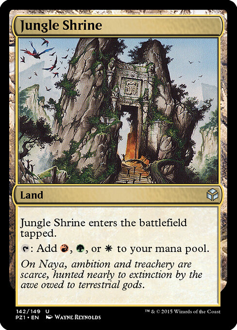 Jungle Shrine — Legendary Cube Prize Pack #142, art by Wayne Reynolds