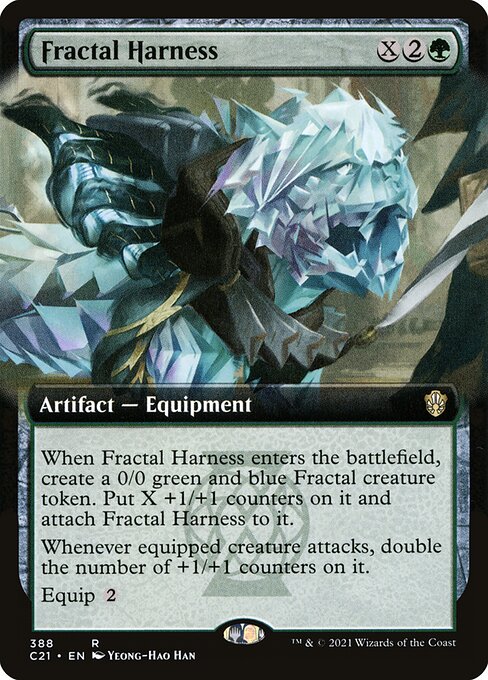 Fractal Harness — Commander 2021 #388, art by Yeong-Hao Han