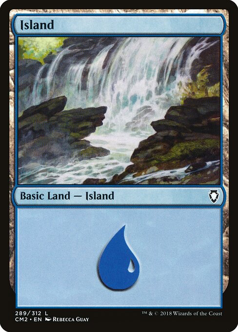 Island — Commander Anthology Volume II #289, art by Rebecca Guay