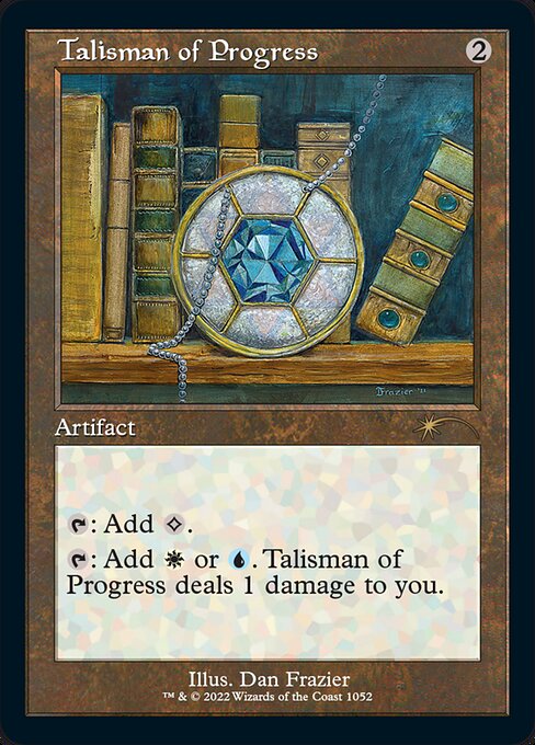 Talisman of Progress — Secret Lair Drop #1052, art by Dan Frazier