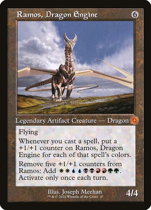 Ramos, Dragon Engine — The Brothers' War Retro Artifacts #47, art by Joseph Meehan