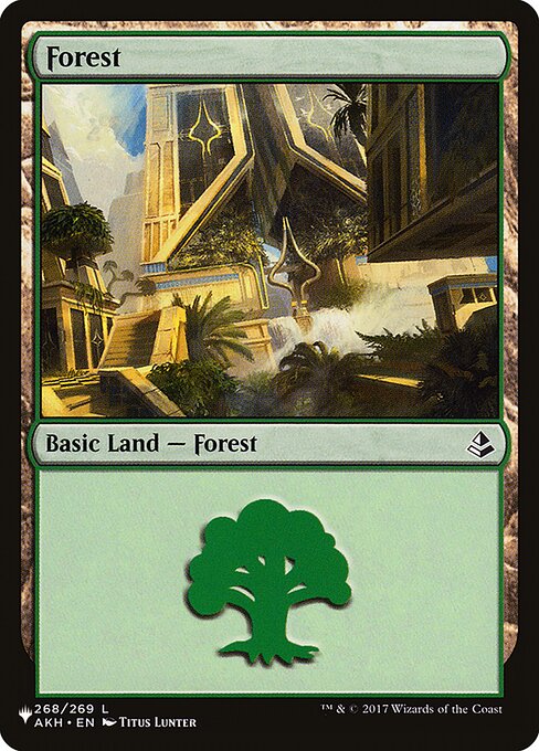 Forest — The List #AKH-268, art by Titus Lunter