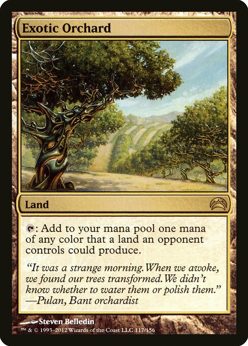 Exotic Orchard — Planechase 2012 #117, art by Steven Belledin