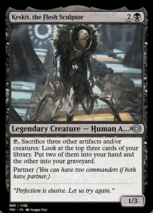 Keskit, the Flesh Sculptor — Magic Online Promos #86328, art by Yongjae Choi