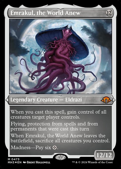 Emrakul, the World Anew — Modern Horizons 3 #473, art by Brent Hollowell