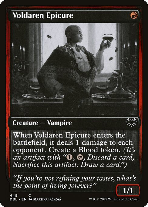 Voldaren Epicure — Innistrad: Double Feature #449, art by Martina Fačková