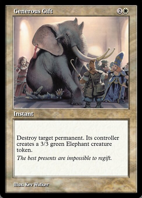 Generous Gift — Magic Online Promos #91223, art by Kev Walker