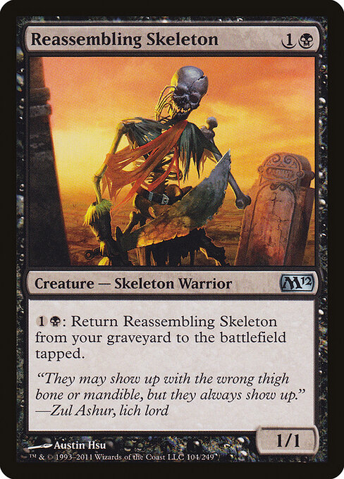 Reassembling Skeleton — Magic 2012 #104, art by Austin Hsu