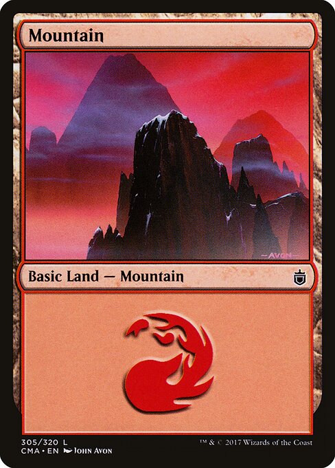 Mountain — Commander Anthology #305, art by John Avon
