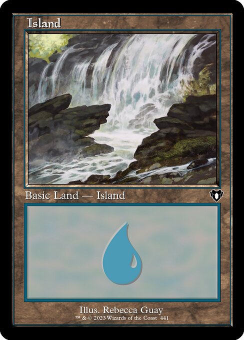 Island — Commander Masters #441, art by Rebecca Guay