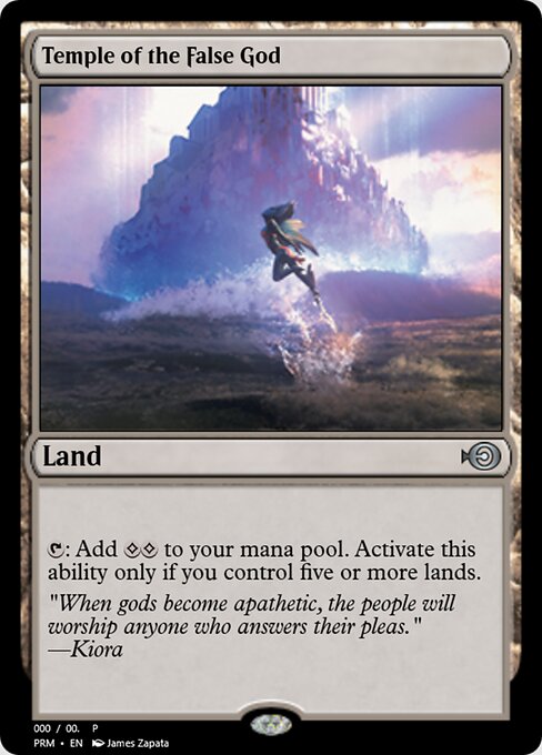 Temple of the False God — Magic Online Promos #59653, art by James Zapata