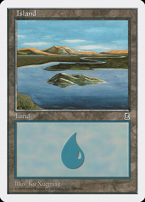 Island — Portal Three Kingdoms #169, art by Ku Xueming