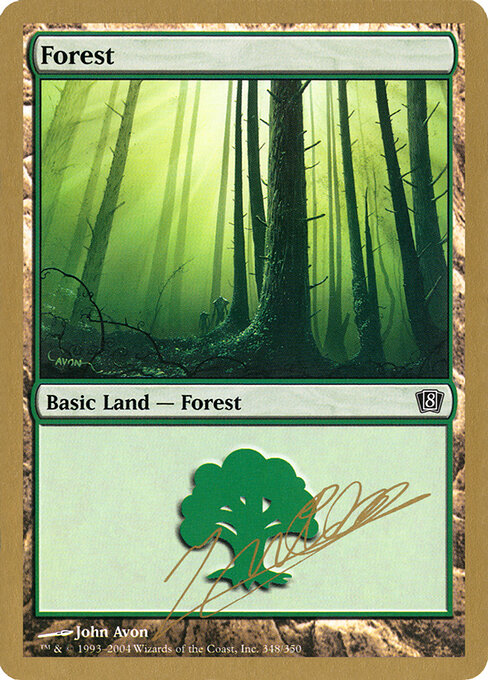 Forest — World Championship Decks 2004 #jn348, art by John Avon