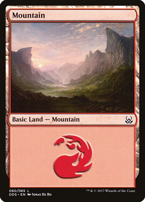 Mountain — Duel Decks: Mind vs. Might #60, art by Jonas De Ro