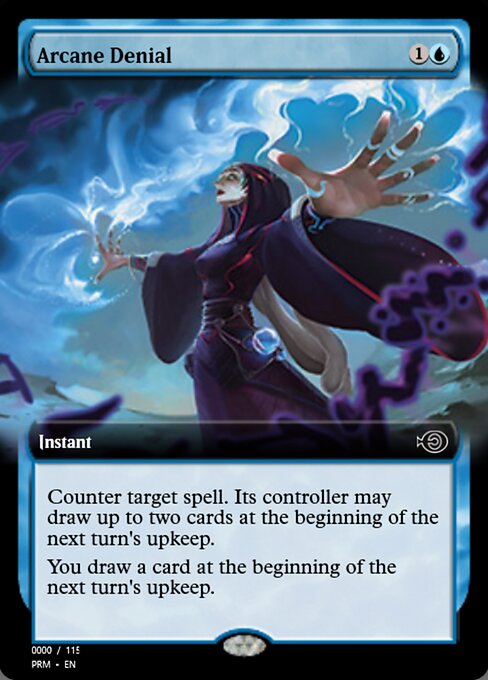 Arcane Denial — Magic Online Promos #86130, art by Xi Zhang