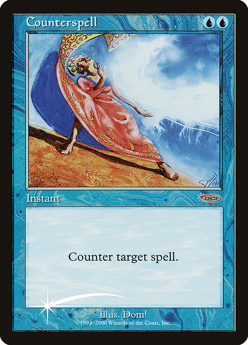 Counterspell — Judge Gift Cards 2000 #1, art by Dom!