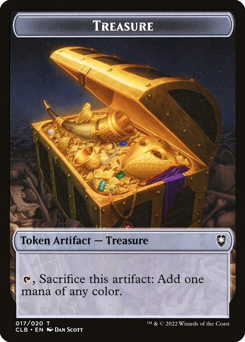 Treasure — Battle for Baldur's Gate Tokens #17, art by Dan Murayama Scott