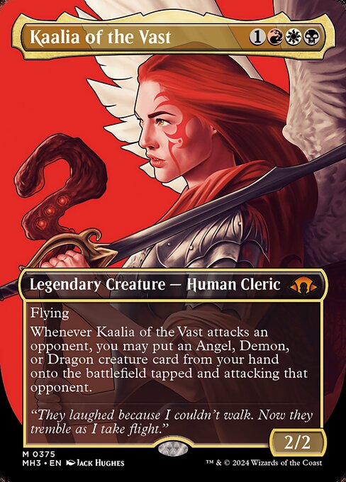 Kaalia of the Vast — Modern Horizons 3 #375, art by Jack Hughes