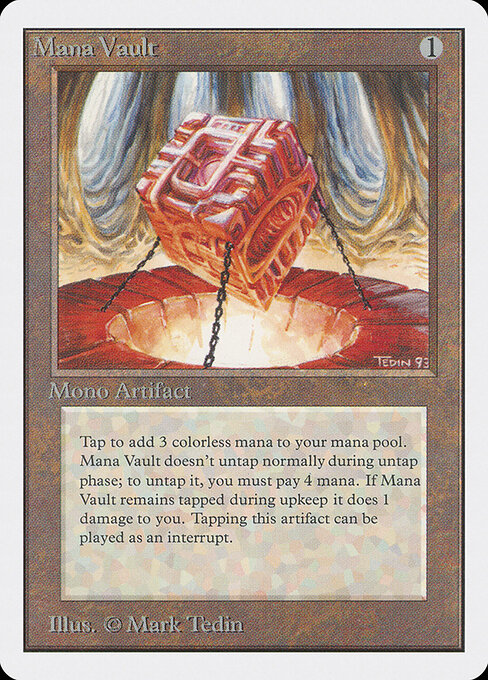 Mana Vault — Unlimited Edition #260, art by Mark Tedin