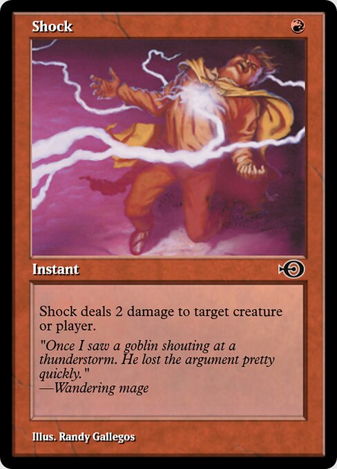 Shock — Magic Online Promos #32531, art by Randy Gallegos