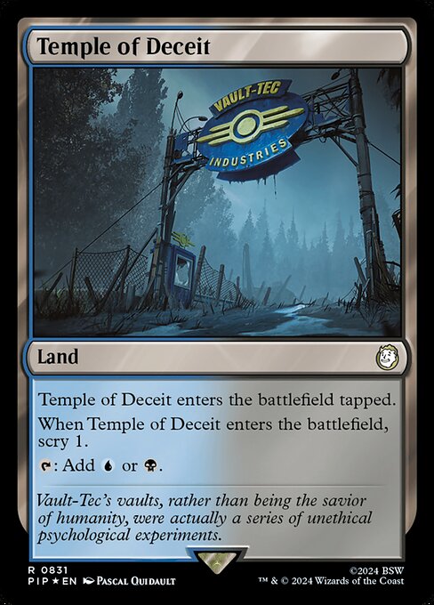 Temple of Deceit — Fallout #831, art by Pascal Quidault