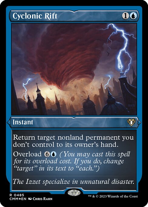 Cyclonic Rift — Commander Masters #485, art by Chris Rahn