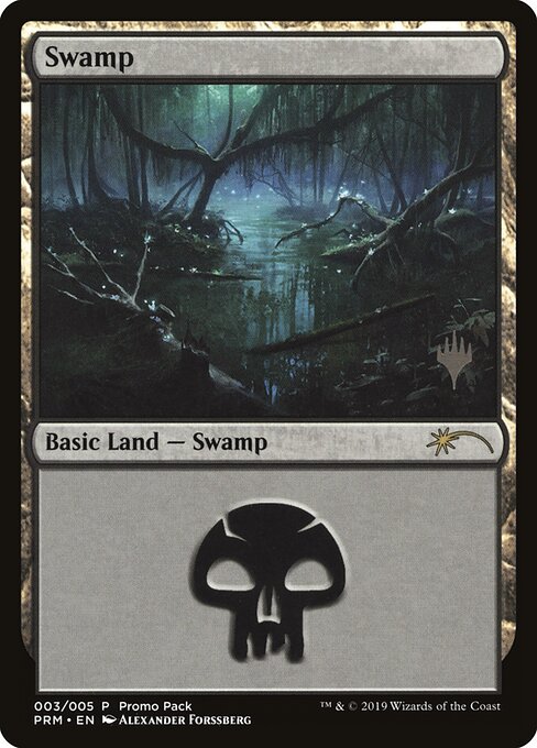 Swamp — M20 Promo Packs #3, art by Alexander Forssberg