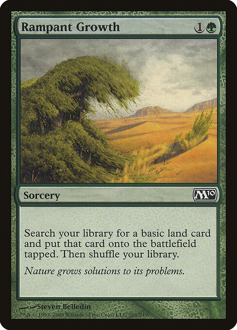 Rampant Growth — Magic 2010 #201, art by Steven Belledin