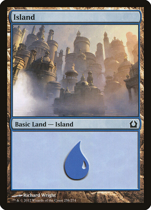 Island — Return to Ravnica #258, art by Richard Wright