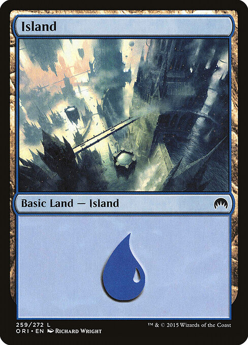 Island — Magic Origins #259, art by Richard Wright