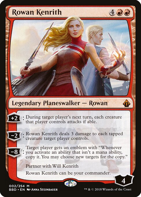 Rowan Kenrith — Battlebond #2, art by Anna Steinbauer