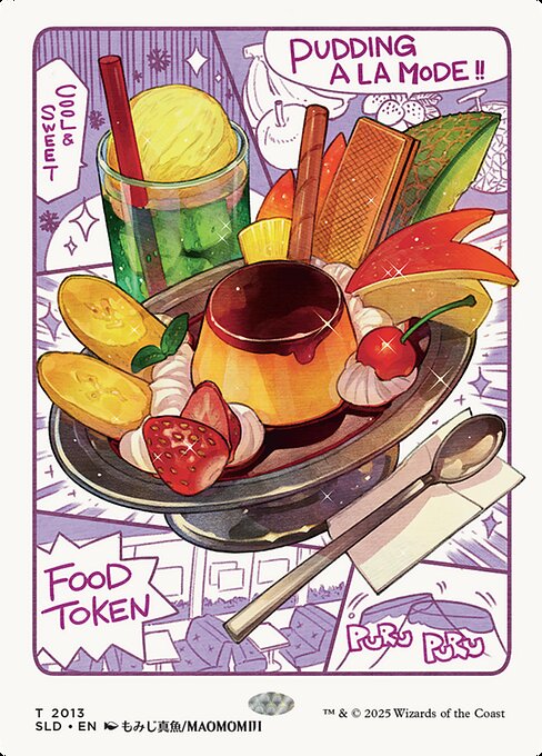 Food — Secret Lair Drop #2013, art by MAOMOMIJI
