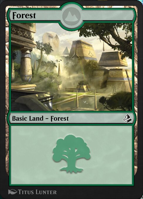 Forest — MTG Arena Promos #215, art by Titus Lunter