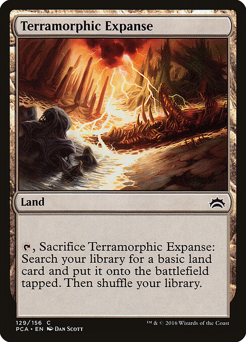 Terramorphic Expanse — Planechase Anthology #129, art by Dan Murayama Scott