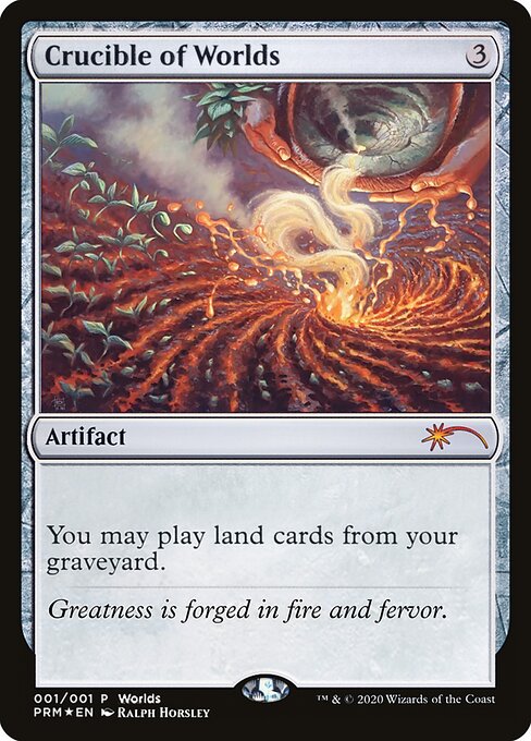 Crucible of Worlds — World Championship Promos #2019, art by Ralph Horsley