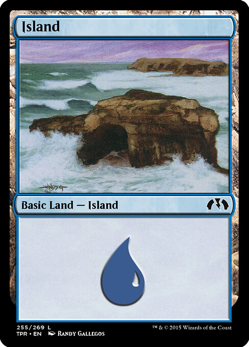 Island — Tempest Remastered #255, art by Randy Gallegos
