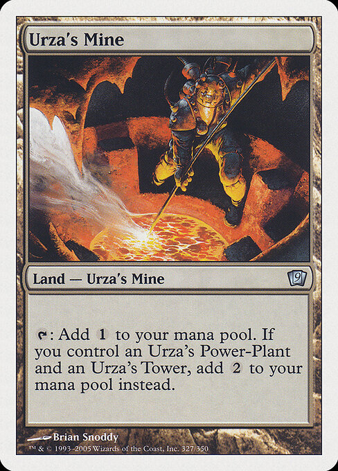 Urza's Mine — Ninth Edition #327, art by Brian Snõddy