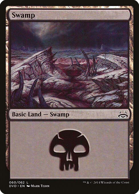 Swamp — Duel Decks Anthology: Divine vs. Demonic #60, art by Mark Tedin