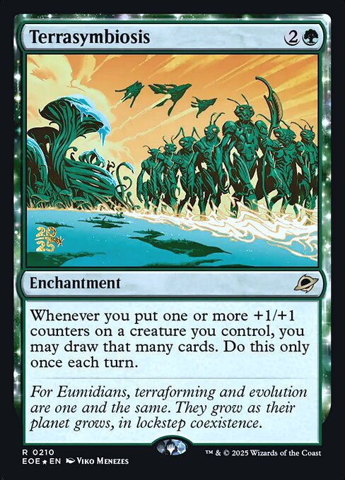 Terrasymbiosis — Edge of Eternities Promos #210s, art by Viko Menezes