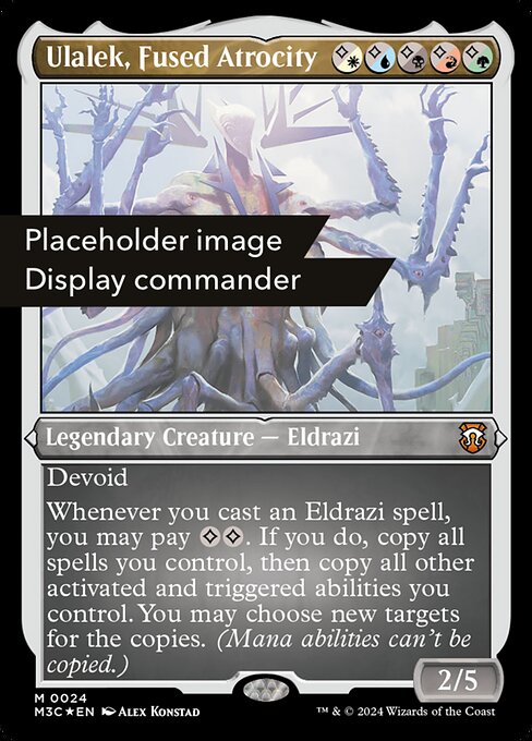 Ulalek, Fused Atrocity — Modern Horizons 3 Commander #151, art by Alex Konstad