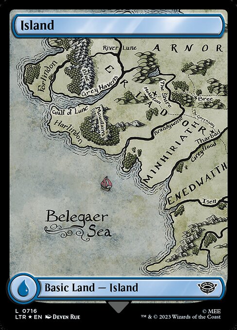 Island — The Lord of the Rings: Tales of Middle-earth #716, art by Deven Rue