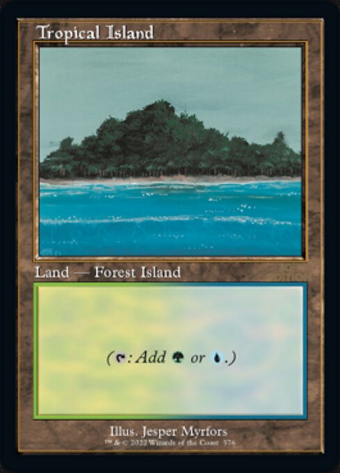 Tropical Island — 30th Anniversary Edition #576, art by Jesper Myrfors