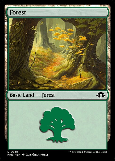 Forest — Modern Horizons 3 #318, art by Lars Grant-West