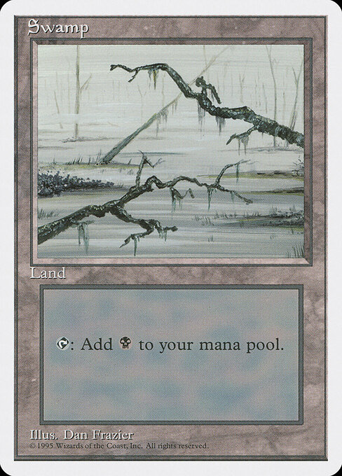 Swamp — Fourth Edition #372, art by Dan Frazier