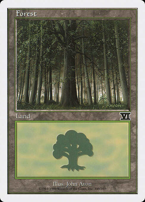Forest — Classic Sixth Edition #349, art by John Avon