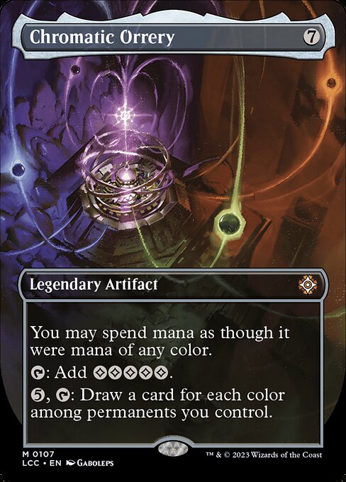 Chromatic Orrery — The Lost Caverns of Ixalan Commander #107, art by Gaboleps