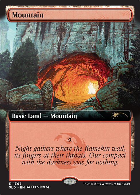 Mountain — Secret Lair Drop #1365, art by Fred Fields