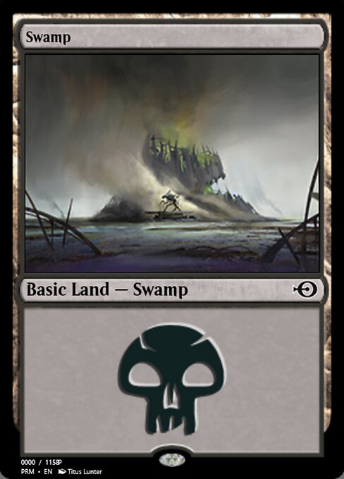 Swamp — Magic Online Promos #81856, art by Titus Lunter