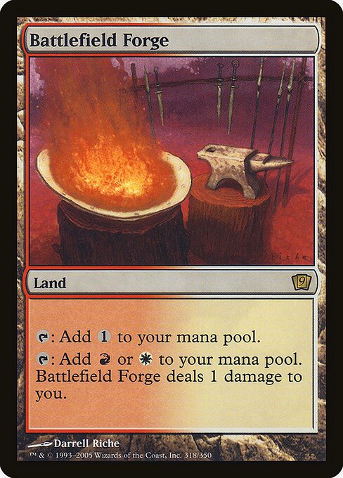 Battlefield Forge — Ninth Edition #318★, art by Darrell Riche